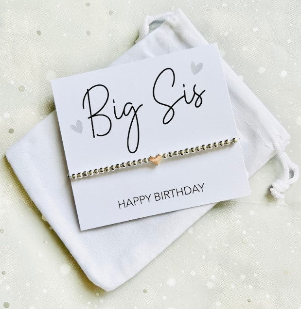 Big Sister Birthday Bracelet