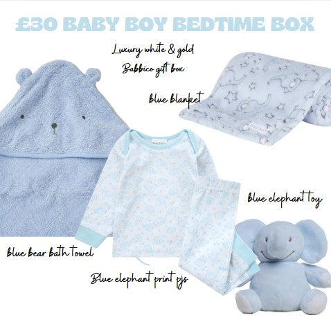 £30 Bed Time Baby Boy Box  - 0-6 months