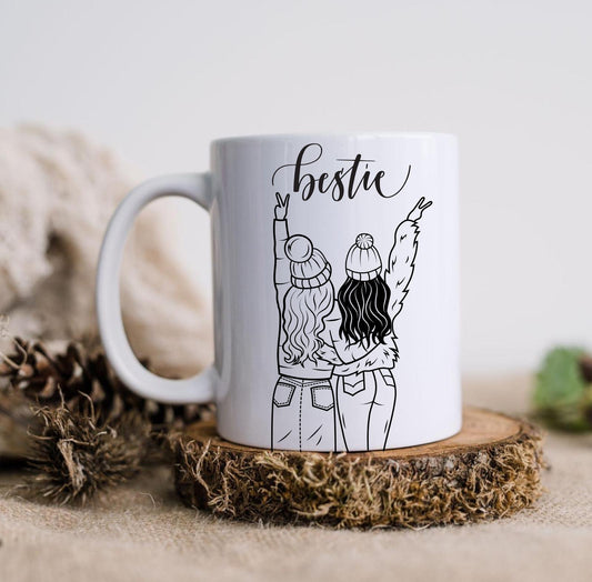 Personalised Bestie Mug