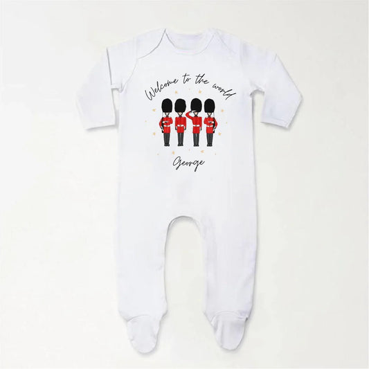 ‘Welcome To The World' Soldier Sleepsuit