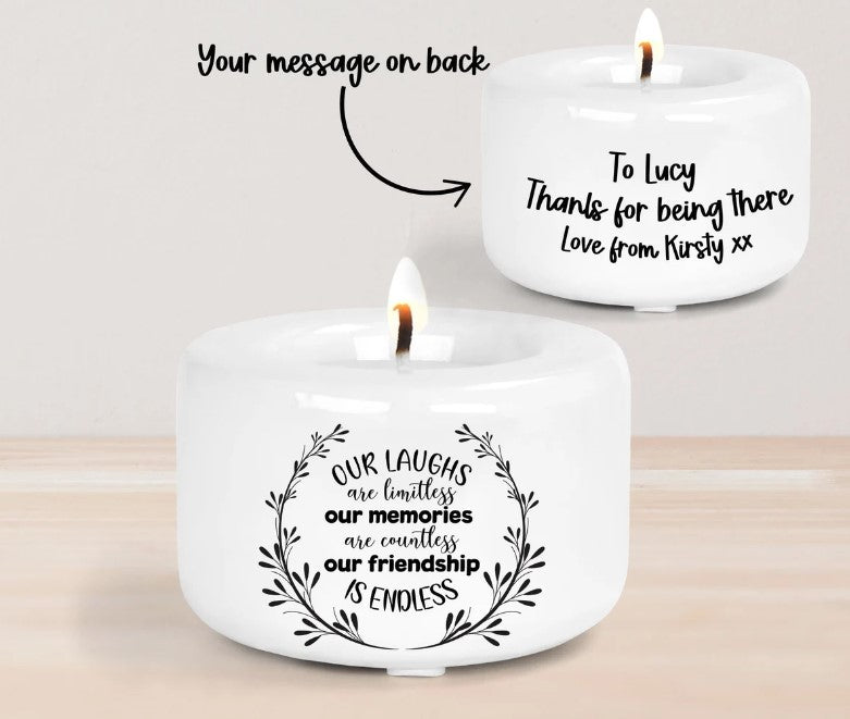 Personalised Candle Holder