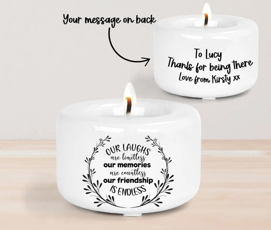 Personalised Candle Holder