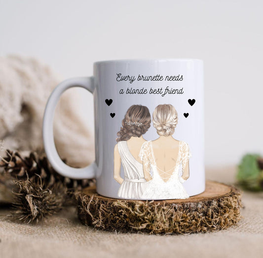 Personalised Every Brunette needs a Blonde Mug