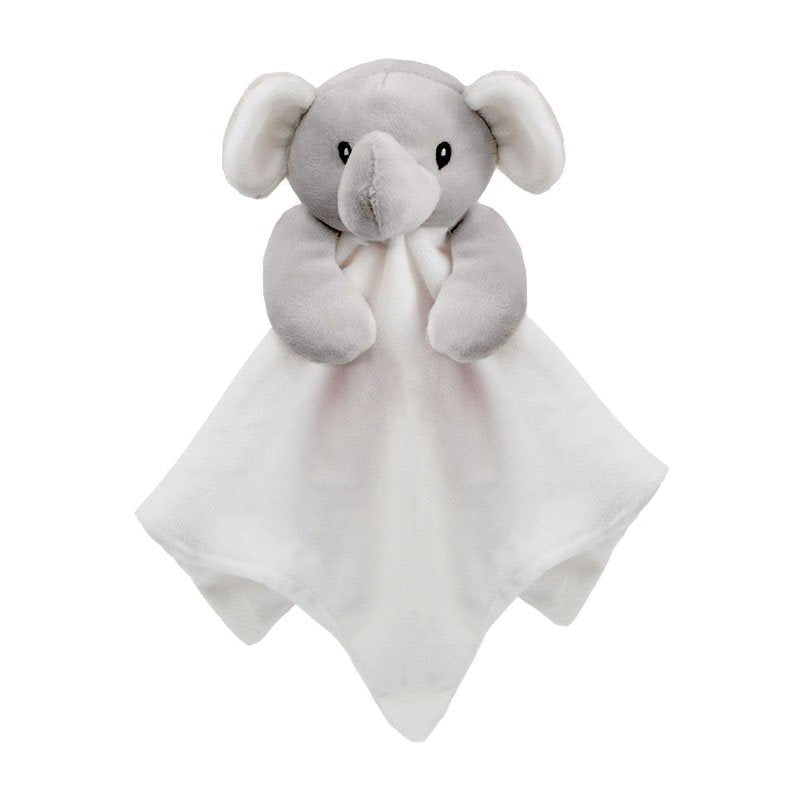 Grey and White Elephant Comforter