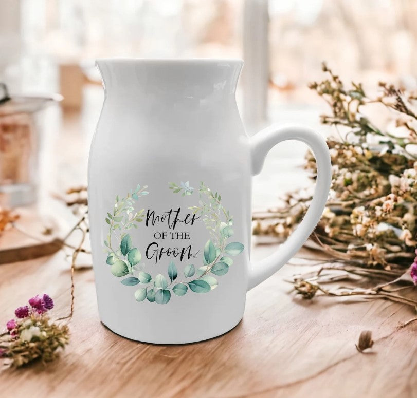 Personalised Mother Of The Groom Vase