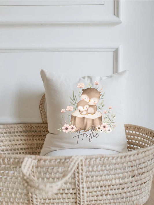 Personalised Owl Nursery Themed Pillow