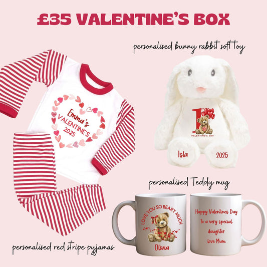 £35 Valentines Teddy Bear PJ and Toy Bundle