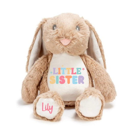 Personalised Little Sister Bunny